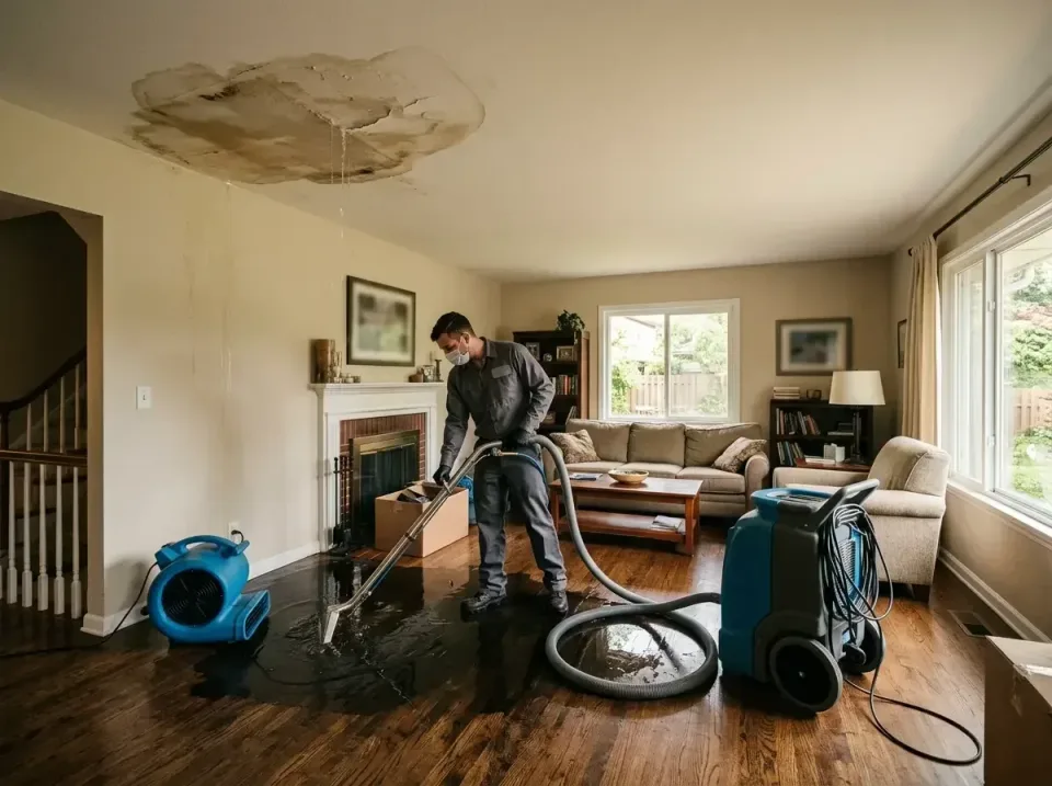 attic-pipe-burst-ceiling-drip-008 — frequently asked questions, Water Damage Restoration & Carpet Care in Norton Shores, MI